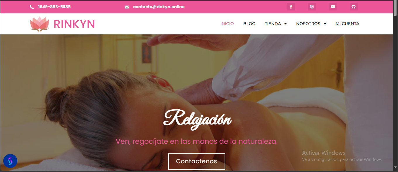 Sitio Web Para Spa 2 Creado Con WordPress
